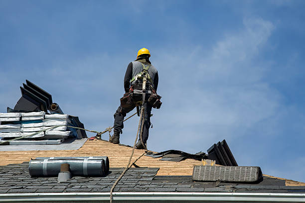 Professional Roofing technician working in Rock Creek, OH